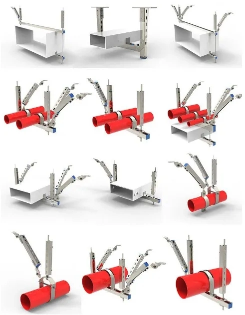 Wholesale Metal Steel Seismic Support Fittings Galvanized Seismic Bracket