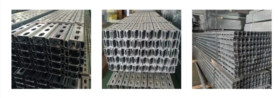 U-Shaped Steel Channel Corrosion-Resistant Large-Scale Ground Photovoltaic Support Installation Grt