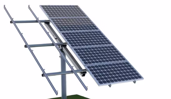 Proyectos Fotovoltaicos de Gran Escala Instalación de Soporte Fotovoltaico en Tierra Instalación de Soporte Solar Acero en U Zinc-Aluminio-Magnesio