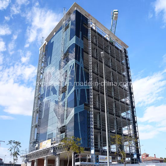 Apartamento de hotel de edificio alto con estructura de acero prefabricado antisísmico